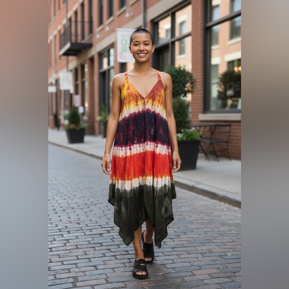 Pants - #511 Vibrant Tie-Dye Women's Jumpsuit